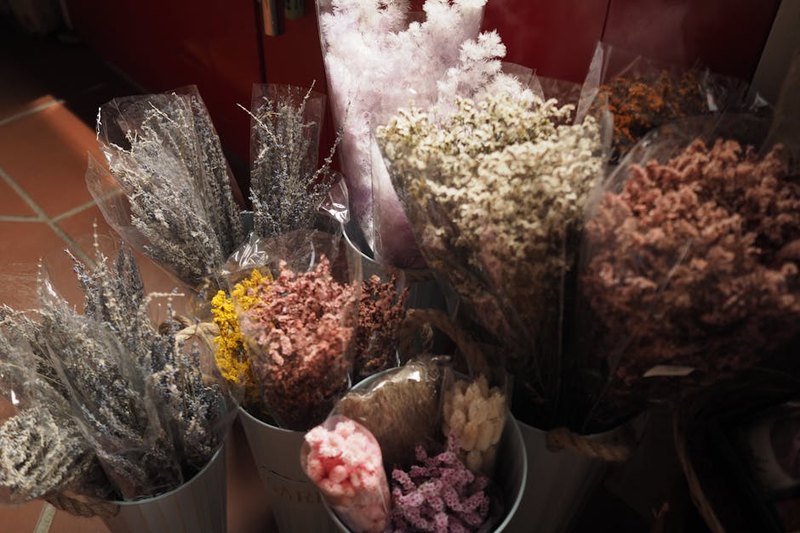 Sunset Dried Flower Bouquet
